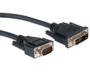 Slika od DVI cable DVI analog - HD15 M 2m, Roline