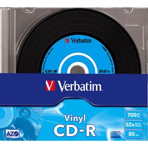 Slika od CD Recordable 700MB Verbatim DataLife Plus VinylLook  48×  10kom., slimcase, 43426