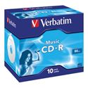 Slika od CD Recordable 700MB Verbatim Audio Colour LiveIt 10kom.  JC, 43365