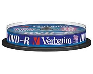 Slika od DVD-R Verbatim Matt Silver 4.7GB 16× 10pk spindle, 43523