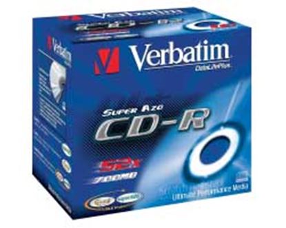 Slika od CD Recordable 700MB Verbatim DataLife Plus 52× 10kom. Crystal JC, 43327