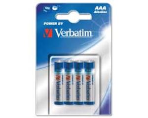 Slika od AAA (R03) 1,2 V Verbatim AAA High Energy Alkaline Battery 4-pack