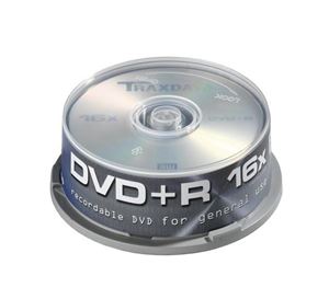 Slika od DVD+R Traxdata 4.7GB, 16x, cake 25