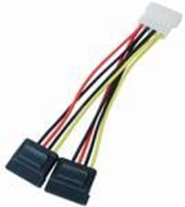 Slika od S-ATA power cable 0,16 m Transmedia C187-BL