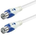 Slika od TV-SAT kabel IEC-plug straight 9,5 mm - IEC jack straight 9,5 mm 1,5 m Transmedia FK 100-1,5 L
