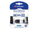 Slika od USB 2.0 Flash Memory Drive  32GB Verbatim Nano Store'n'Go + microUSB adapter, crni, V049822