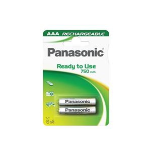 Slika od AAA (R03) 1,2 V 750 mAh Panasonic HHR-4MVE/2BC, 2-pack