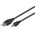 Slika od USB 2.0 Cable Mini, Type A - 5pin, 1.8 m, NaviaTec NVT-USB2_A2MN5_1,8M