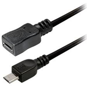 Slika od USB 2.0 TIP Micro B-Micro B M/F 1.2 m, Transmedia C 250 V