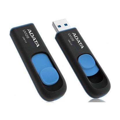 Slika od USB 3.0 Flash Memory Drive  32GB ADATA UV128 Blue AD, AUV128-32G-RBE