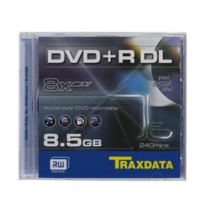 Slika od DVD+R DL Traxdata Dual Layer 8,5GB 8x, Silver