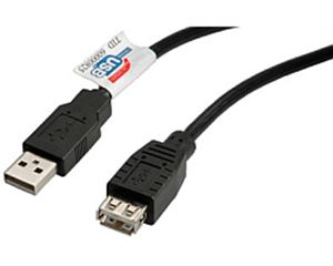Slika od USB 2.0 TIP A-A M/F  1.8 m, Roline, bež