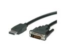 Slika od Display Port M - DVI-D M kabel  2.0m Roline VALUE