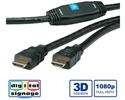Slika od HDMI kabel HDMI M - HDMI M  30 m Roline High Speed kabel, sa pojačanjem