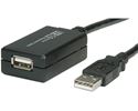 Slika od USB 2.0 TIP A-A M/F 12.0 m, Roline VALUE, sa ponavljačem