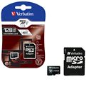 Slika od Secure Digital card Micro 128 GB Verbatim Premium (XC/UHS1) Class 10 Card + adapter, V044085