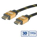 Slika od HDMI kabel HDMI M - HDMI M   5 m Roline GOLD kabel sa mrežom