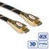 Slika od HDMI kabel HDMI M - HDMI M   3 m Roline GOLD Ultra HD kabel sa mrežom