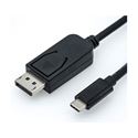 Slika od USB3.1 Type C M - DisplayPort M kabel, Roline, 1.0 m
