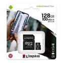 Slika od Secure Digital card Micro 128 GB Kingston Canvas Select Plus + adapter, SDCS2/128GB