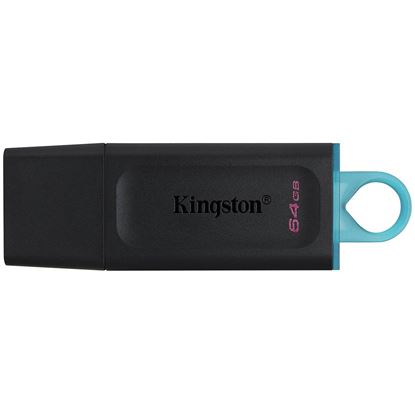 Slika od USB 3.2 Flash Memory Drive  64GB Kingston DataTraveler Exodia (Black + Teal), DTX/64GB