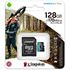 Slika od Secure Digital card Micro 128 GB Kingston Canvas Go Plus 170R A2 U3 V30 Card + Adapter, SDCG3/128GB