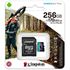 Slika od Secure Digital card Micro 128 GB Kingston Canvas Go Plus 170R A2 U3 V30 Card + Adapter, SDCG3/256GB