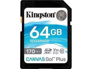 Slika od Secure Digital card  64 GB Kingston Canvas Go! Plus SD, SDG3/64GB