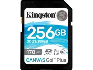 Slika od Secure Digital card 256 GB Kingston Canvas Go! Plus SD, SDG3/256GB