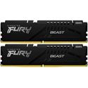 Slika od DIMM DDR5 32 GB x2 Kit 6000 MHz Kingston FURY Beast Black XMP, KF560C30BBK2-64