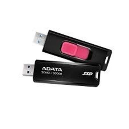 Slika od USB 3.2 Flash Memory Drive 500GB ADATA SC610, SC610-500G-CBK/RD