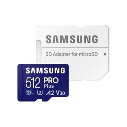 Slika od Secure Digital card Micro 512 GB Samsung PRO Plus + Adapter, MB-MD512SA/EU