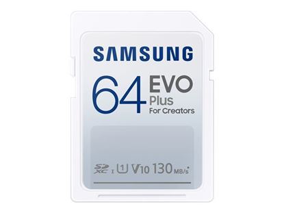 Slika od Secure Digital card  64 GB Samsung EVO Plus, MB-SC64K/EU