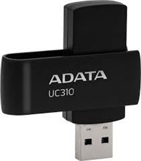 Slika od USB 3.2 Flash Memory Drive  64GB ADATA UC310 crni, UC310-64G-RBK