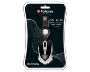 Slika od Verbatim GO Mini Optical Travel Mouse USB3.0/2.0, crni