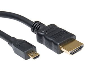 Slika od HDMI kabel HDMI M - HDMI M (D - Micro) 2 m Roline High Speed with Ethernet