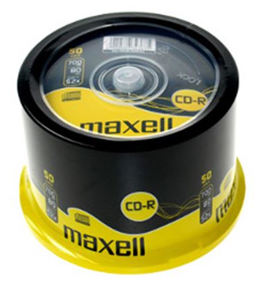 Slika CD Recordable 700MB Maxell 52x, 50 kom spindle