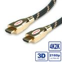 Slika od HDMI kabel HDMI M - HDMI M   5 m Roline GOLD Ultra HD kabel sa mrežom