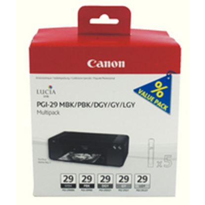 Slika od Cartridge Canon PGI-29 MBK/PBK/DGY/GY/LGY/C