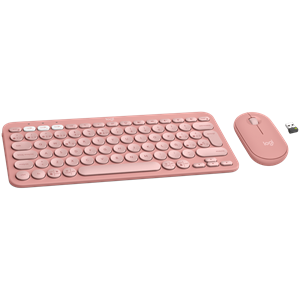 Slika od Logitech Pebble 2 Bluetooth Keyboard Combo, TONAL ROSE