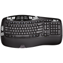 Slika od Logitech Wave Bluetooth ergonomic keyboard, GRAPHITE