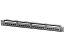 Slika PATCH PANEL 24-port UTP Cat.5e, 19", crni, Roline