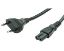 Slika Kabel Euro plug, 2 pole, black  1.8m, Roline