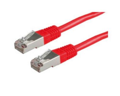 Slika Patch kabel oklopljeni Cat 6 S/FTP  5.0 m, crveni, Roline