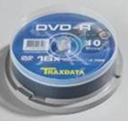 Slika DVD-R Traxdata 4.7GB, 16x, cake 10