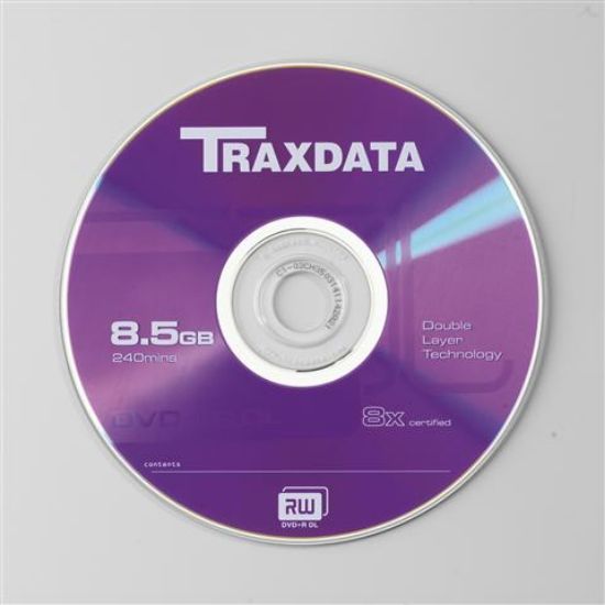 Slika DVD+R DL Traxdata 8.5GB, 8x, Dual Layer, cake 10