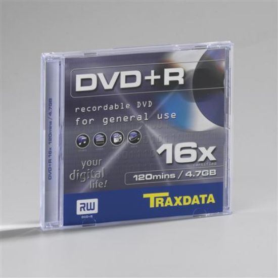Slika DVD+R Traxdata 4.7GB, 16x, box (1 kom)