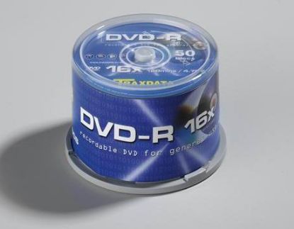 Slika DVD-R Traxdata 4.7GB, 16x, cake 50 Silver