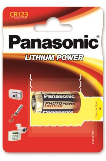 Slika CR123A 3V Panasonic CR-123AL/1BP