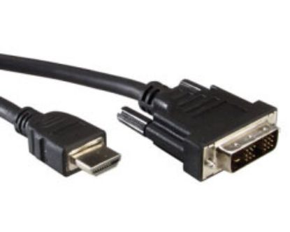 Slika DVI cable DVI-M - HDMI-M, 5 m, Roline